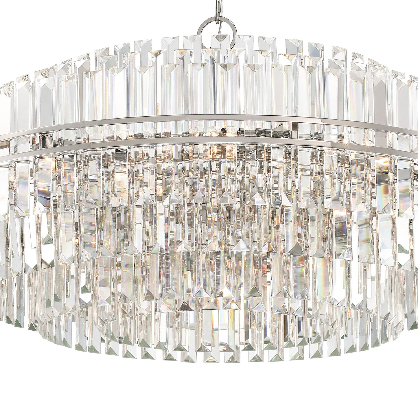 Hayes 32 Light Polished Nickel Chandelier