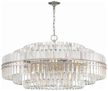 Hayes 32 Light Polished Nickel Chandelier