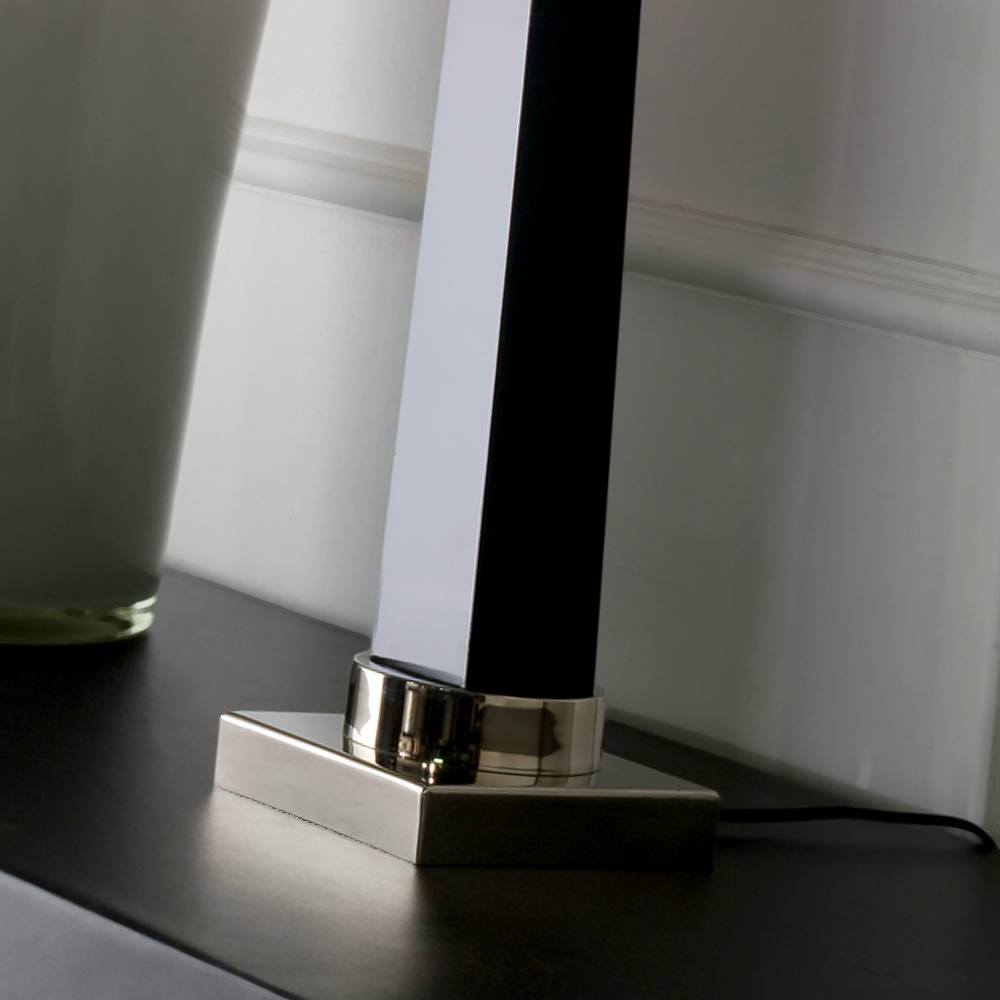 High End Contemporary Italian Black Table Lamp