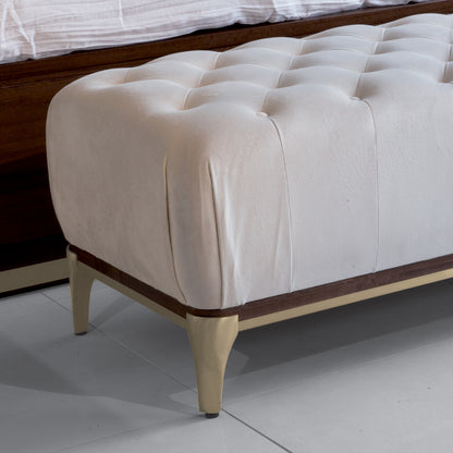 High End Contemporary Ottoman Bench