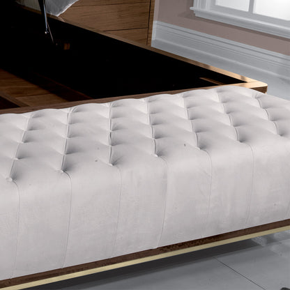 High End Contemporary Ottoman Bench