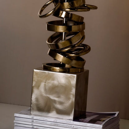 Large High End Handcrafted Contemporary Italian Chromed Iron Lamp