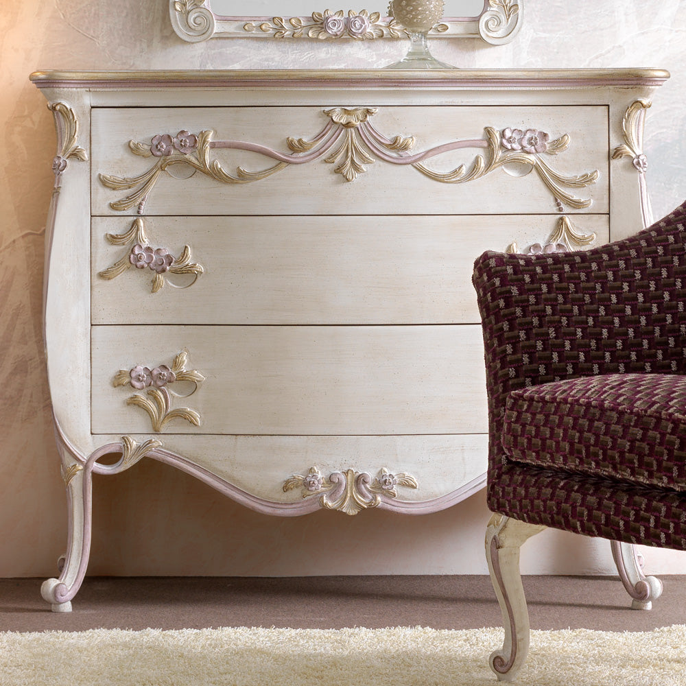 Carved Italian Chest Of Drawers