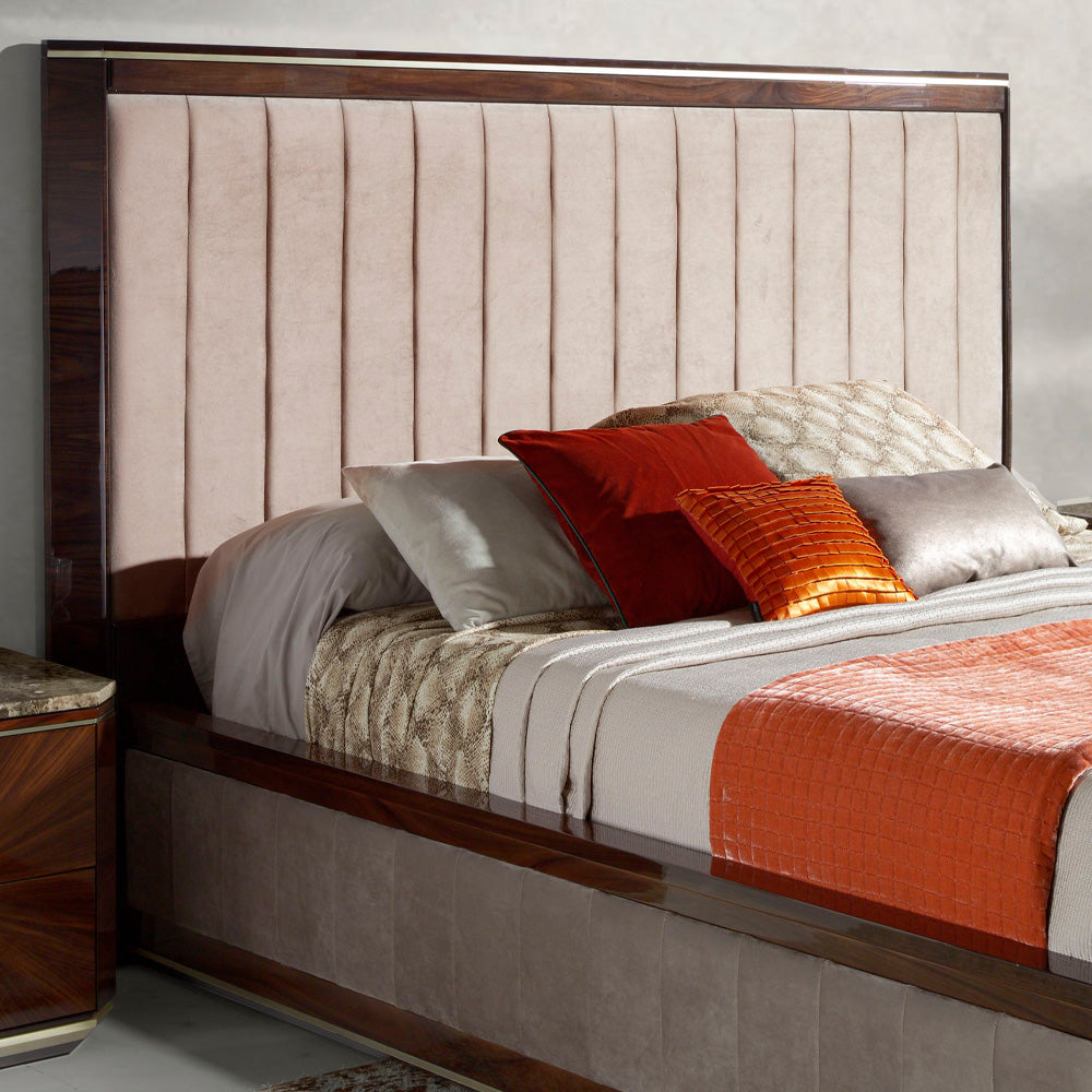 High End Modern Upholstered Bed