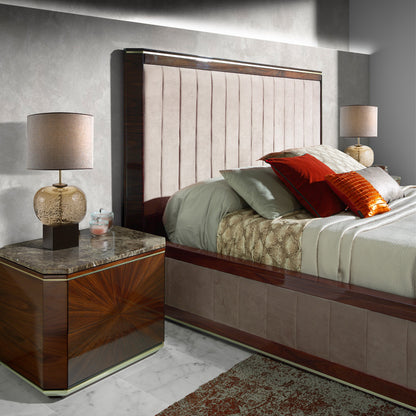 High End Modern Upholstered Bed