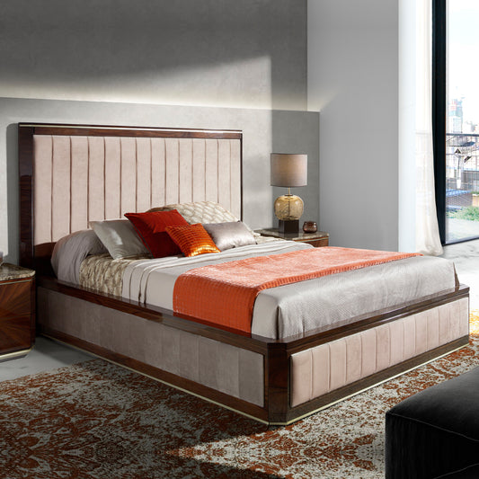 High End Modern Upholstered Bed