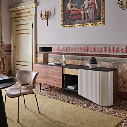 High End Modern Canaletto Walnut Sideboard