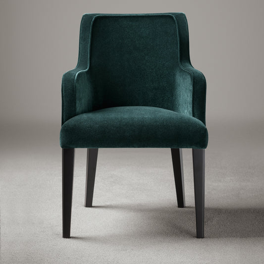 High End Occasional Velvet Armchair