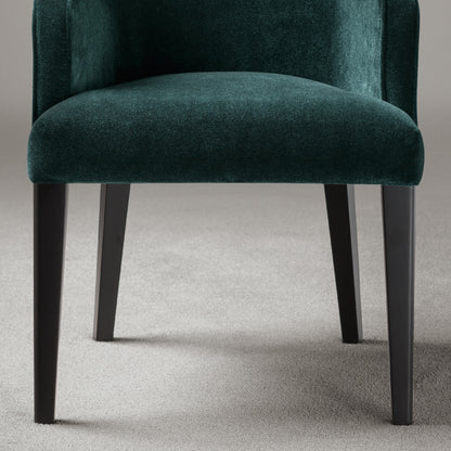 High End Occasional Velvet Armchair