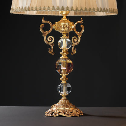 High End Ornate Glass Table Lamp