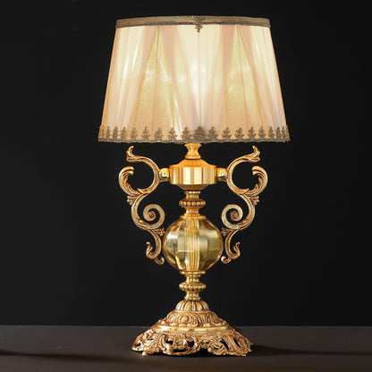 High End Ornate Glass Table Lamp