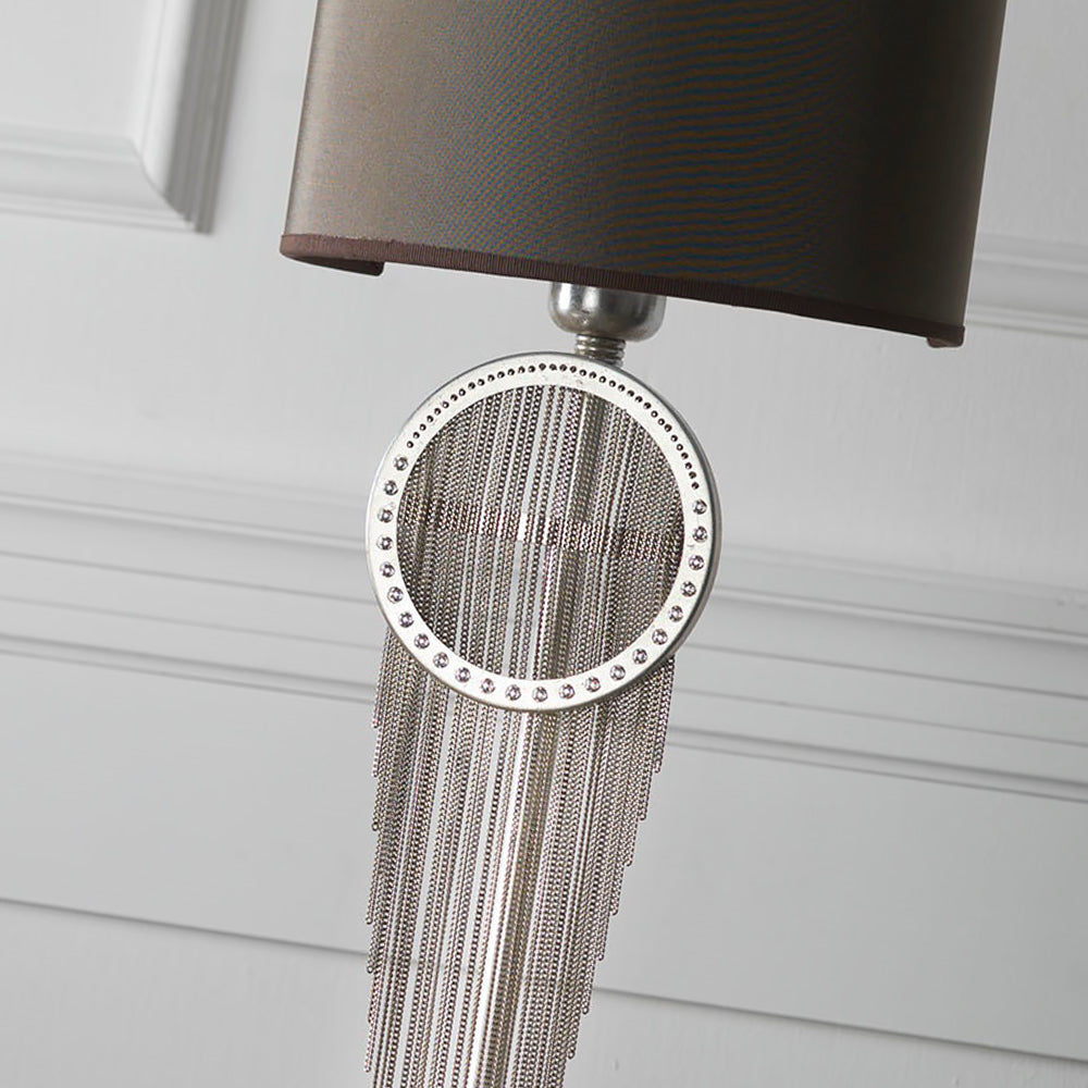 High End Crystal Mink Table Lamp