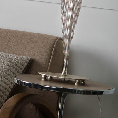 High End Crystal Mink Table Lamp