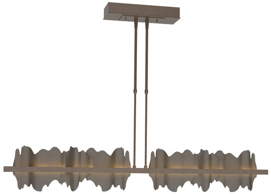 Hildene 51.9" Bronze & Dark Smoke Short LED Pendant