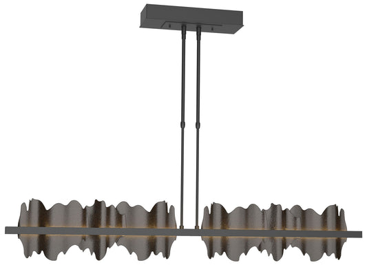 Hildene 51.9" Wide Large Black And Oil Rubbed Bronze LED Pendant