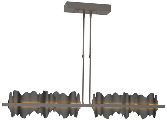 Hildene 51.9" Wide Large Dark Smoke And Black LED Pendant