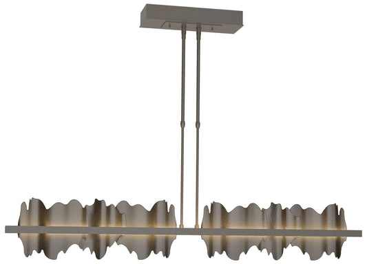 Hildene 51.9" Wide Large Dark Smoke And Oil Rubbed Bronze LED Pendant