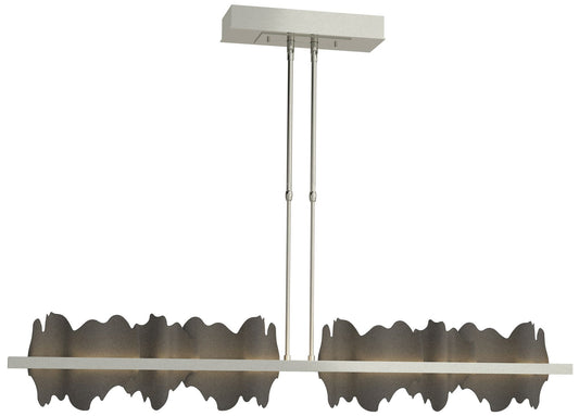 Hildene 51.9" Wide Large Sterling And Natural Iron LED Pendant