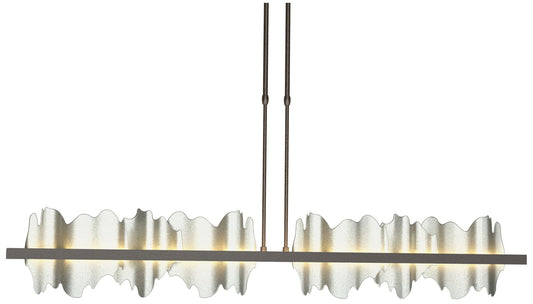 Hildene 51.9"W  Accented Large Oil Rubbed Bronze Long LED Pendant