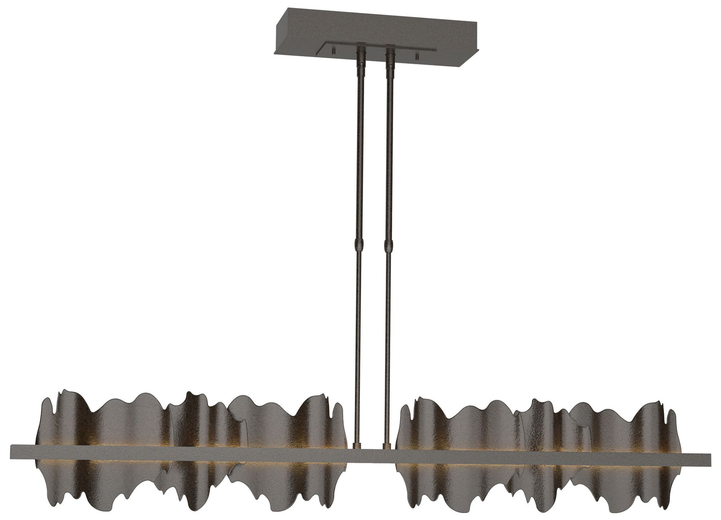 Hildene 51.9"W Oil Rubbed Bronze Standard LED Pendant