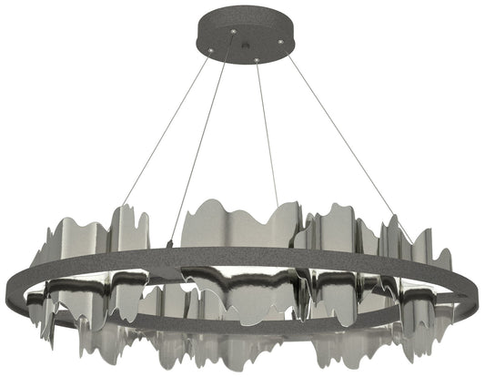 Hildene Circular LED Pendant - Black - Sterling