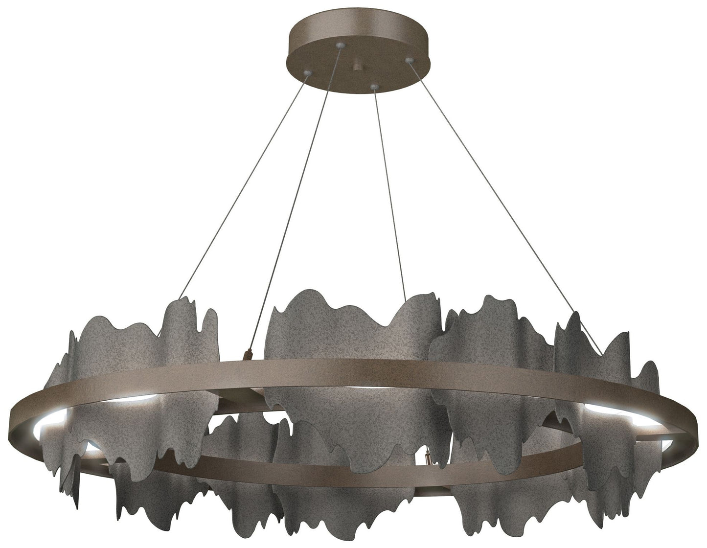 Hildene Circular LED Pendant - Bronze - Iron