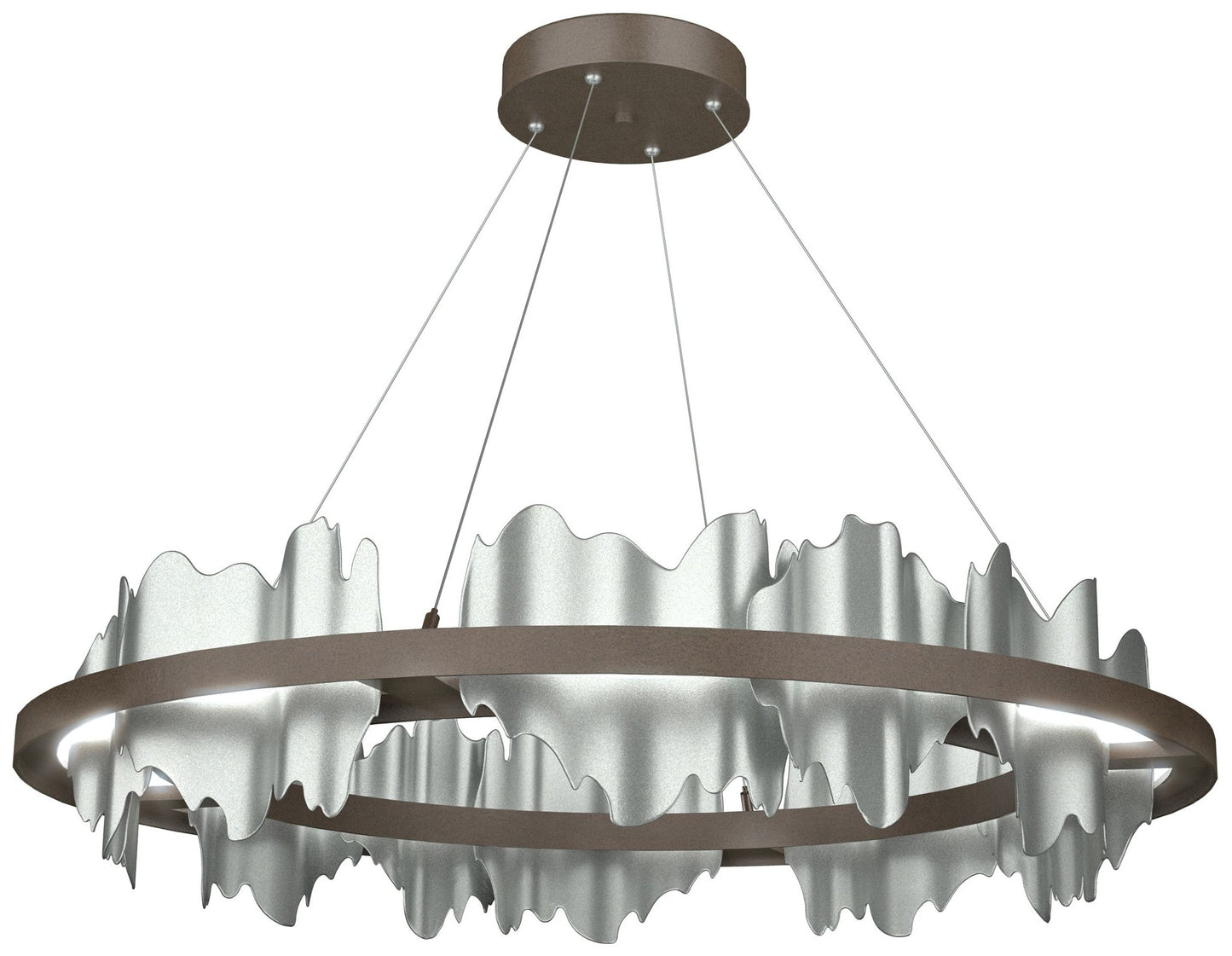 Hildene Circular LED Pendant - Bronze - Platinum