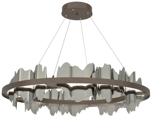 Hildene Circular LED Pendant - Bronze - Sterling