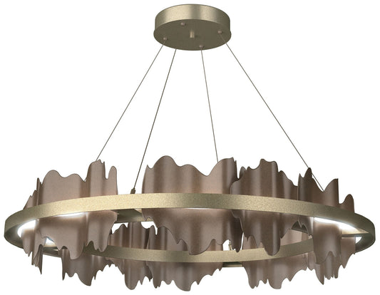 Hildene Circular LED Pendant - Gold - Bronze