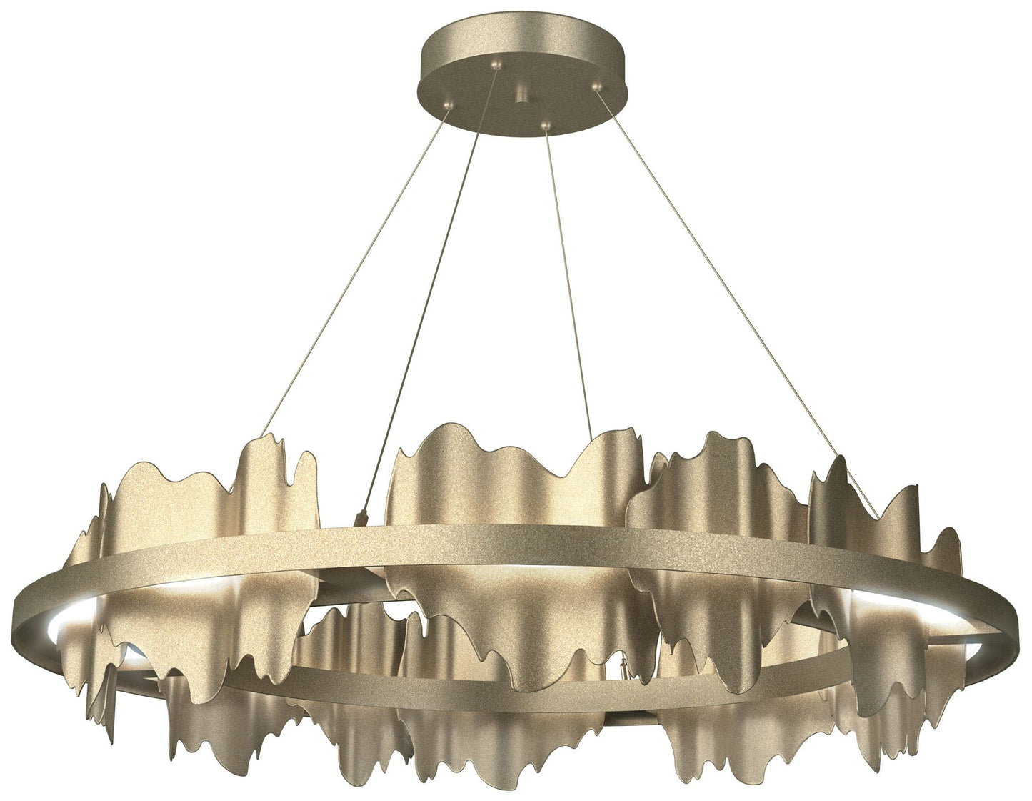 Hildene Circular LED Pendant - Gold - Gold