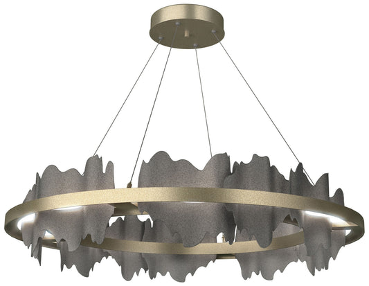 Hildene Circular LED Pendant - Gold - Iron