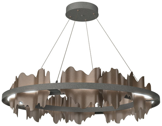 Hildene Circular LED Pendant - Iron - Bronze