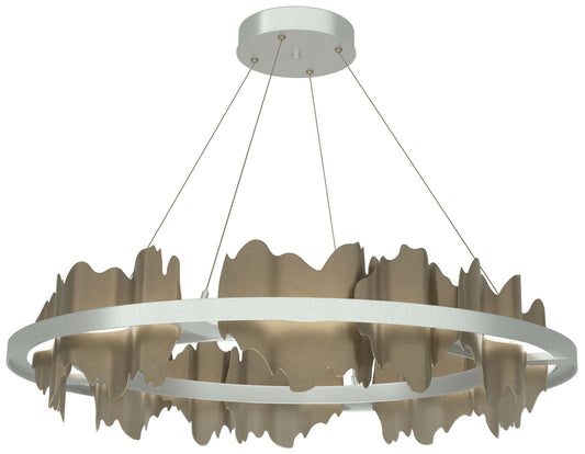 Hildene Circular LED Pendant - Platinum - Gold