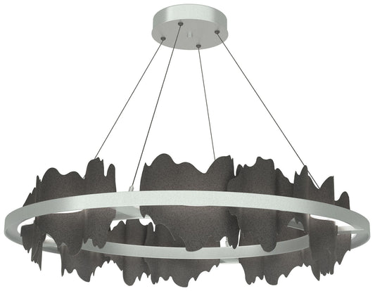 Hildene Circular LED Pendant - Platinum - Iron