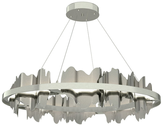 Hildene Circular LED Pendant - Sterling - Sterling