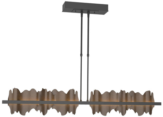 Hildene Large LED Pendant - Black - Bronze