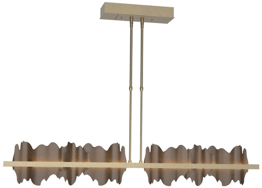 Hildene Large LED Pendant - Gold - Bronze