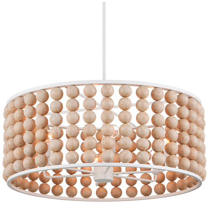 Holcroft 32 1/4"W Sugar White and Sandstone Pendant Light