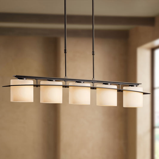 Hubbardton Forge Arc Ellipse 5-Light Wrought Iron Chandelier