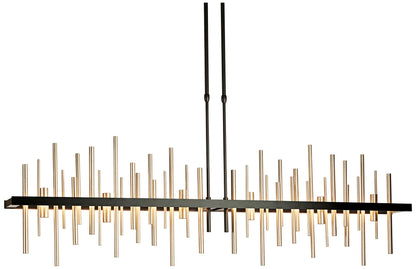 Hubbardton Forge Cityscape LED 52" Wide Soft Gold Pendant