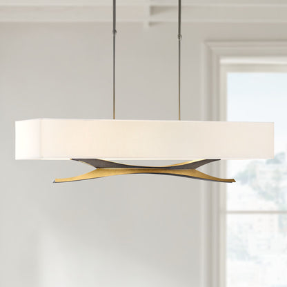 Hubbardton Forge Moreau 42" Wide Dark Smoke Modern Pendant Light