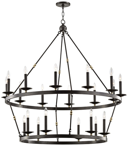 Hudson Valley Allendale 46 3/4"W Bronze 20-Light Chandelier