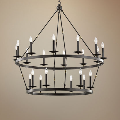 Hudson Valley Allendale 46 3/4"W Bronze 20-Light Chandelier