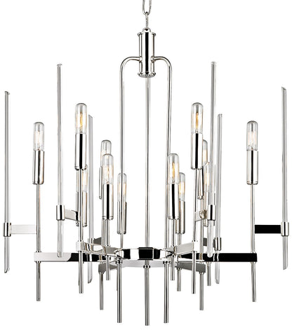 Hudson Valley Bari 24" Wide Polished Nickel Chandelier