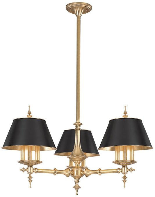 Hudson Valley Cheshire 36" Wide Aged Brass 9 Light Chandelier