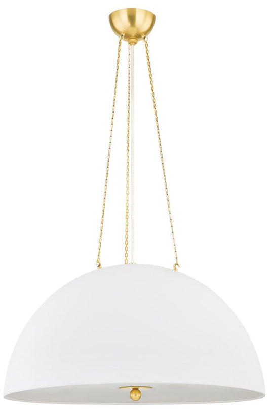 Hudson Valley Chiswick 30 In. Steel 4 Light Pendant