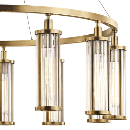 Hudson Valley Marley 42 1/2"W Aged Brass 12-Light Pendant