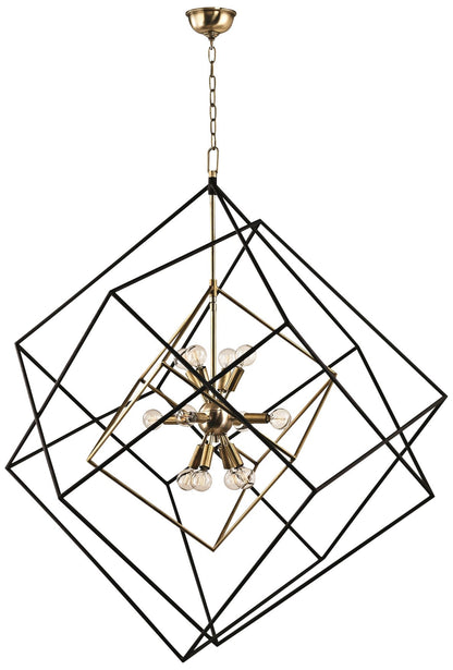 Hudson Valley Roundout 34" Wide Aged Brass Modern Pendant Light