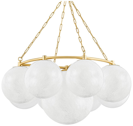 Hudson Valley Thornwood 43.25 In. Steel 9 Light Chandelier