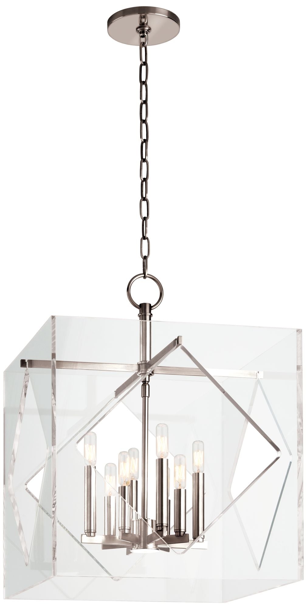 Hudson Valley Travis 20" Wide Polished Nickel 8 Light Pendant